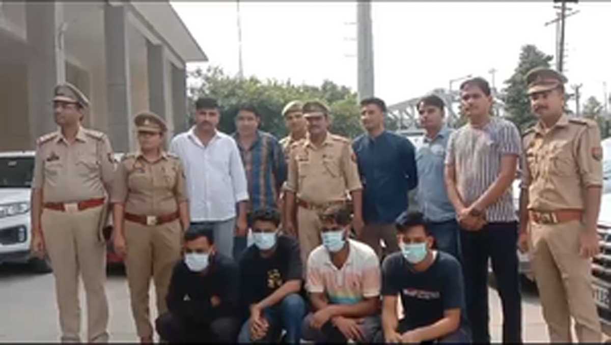 नोएडा : चालान होने से पकड़ा गया वाहन चोर गैंग, चार गिरफ्तार, 1.20 करोड़ की सात लग्जरी गाड़ियां बरामद